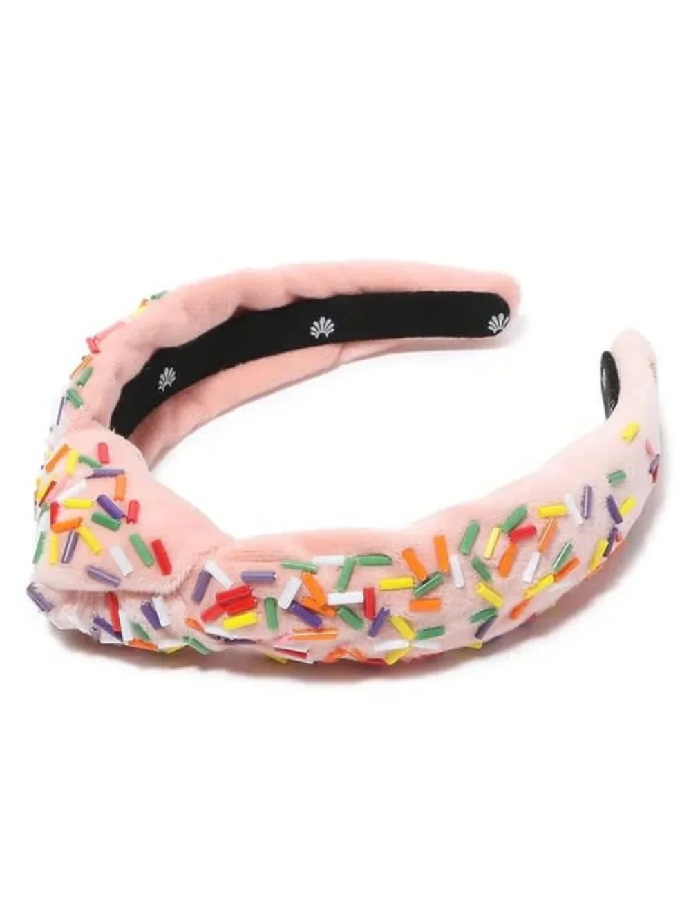 Lele Sadoughi Beaded Birthday Cake Kids Knotted Headband – Strawberry